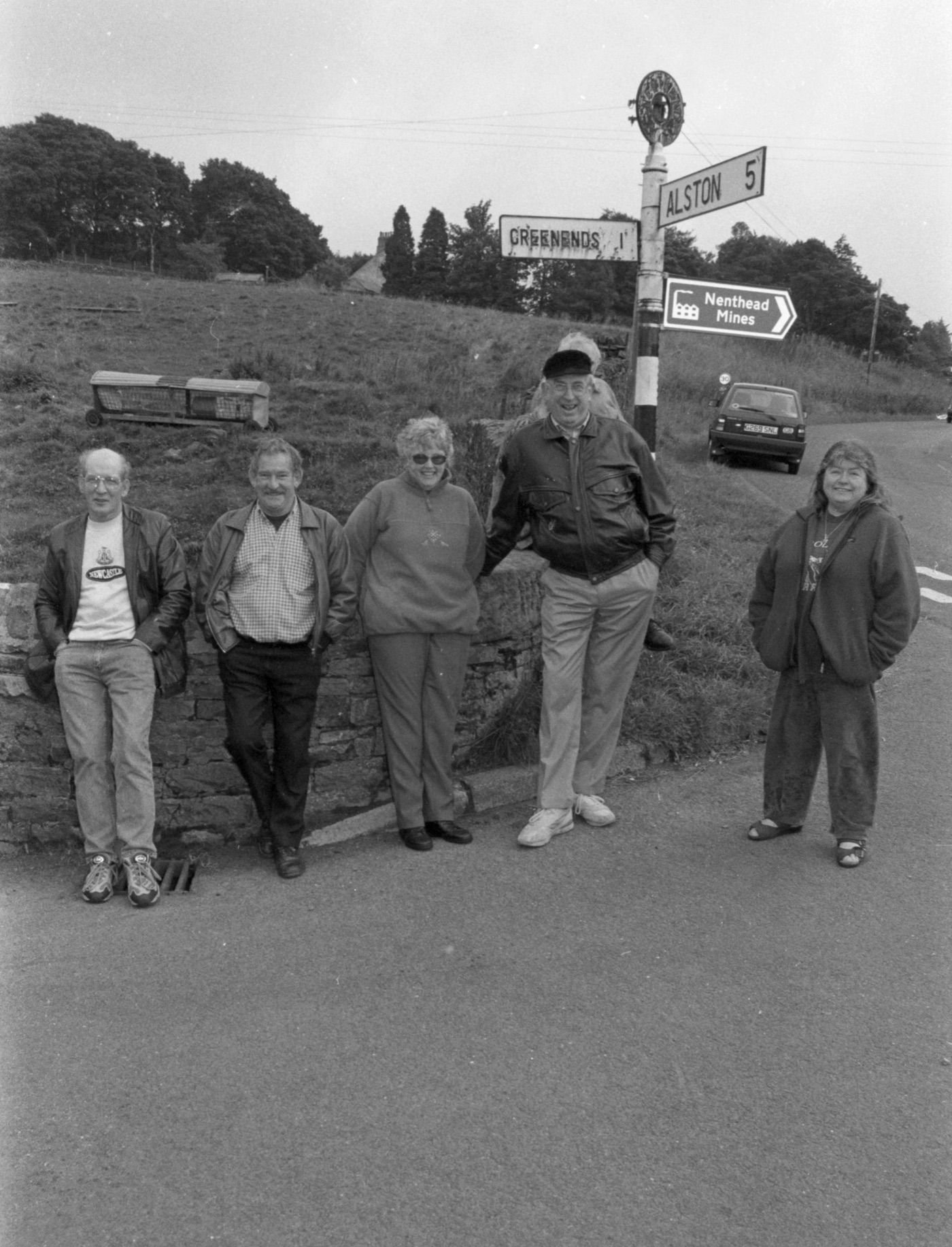 Ken Jackson, Jimmy Ward, Ailsa & John Craig of Swalloway Cottage & Carol Sutton from Clog Hall